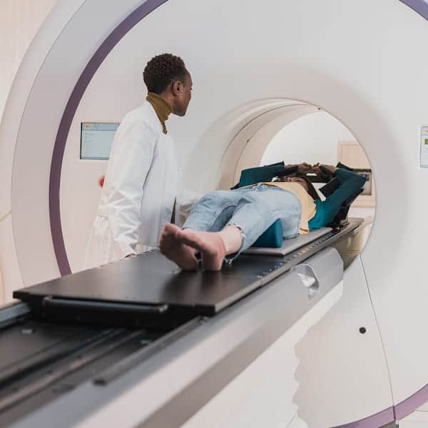 patient entering medical imaging